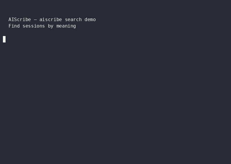 aiscribe search